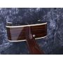 Custom Solid Sikta Spruce Top Rosewood Back Side OM Abalone Acoustic Guitar Herringbone Binding