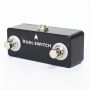 Custom Grand DUAL SWITCH Guitar Pedal Dual Footswitch Foot Switch Guitar Effect Pedal Full Metal Shell Guitar Accessories Black