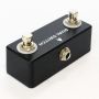 Custom Grand DUAL SWITCH Guitar Pedal Dual Footswitch Foot Switch Guitar Effect Pedal Full Metal Shell Guitar Accessories Black