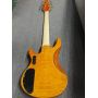 ​Custom 6 Strings Grand Guitar Bass TRB JP2 in Orange Color with Active Pickup Bolt On Golden Hardwares