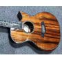 Custom All Solid KOA Wood Abalone Binding BB Band EQ Electronic Pickup GPS14AA Acoustic Guitar