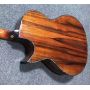 Custom All Solid KOA Wood Abalone Binding BB Band EQ Electronic Pickup GPS14AA Acoustic Guitar
