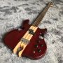 Custom Grand Mark King Deluxe Custom 4 Strings Neck Through Body Cut Bottom Heart Guitar Bass