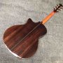 Custom 914ce Acoustic Electric Guitar OEM Grand All Real Abalone 914 ce Guitar Acoustic