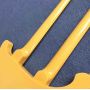 Custom Shop 4080 Double Neck Geddy Lee Yellow 4 Strings Bass 612 Strings Option Guitar