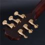 Custom 41 Inch Solid Spruce Top Acoustic Guitar with Ebony Fingerboard Taiwan Vintage Tuner
