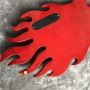 Custom 2024 New Design Irregular Flamed Maple Hand Carved Electric Guitar Accept OEM