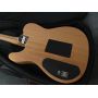 Custom Acoustasonic Tele Sunburst Electric Guitar Polyester Satin Matte Finish with Deep C Neck and Chrome hardware