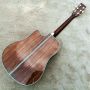Cutaway All Koa Wood Top D Type 45K Acoustic Guitar with Abalone Inlays Ebony Fingerboard