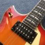 Custom Grand Solid Mahogany Body Electric Guitar in Cherryburst and with Gold Hardware