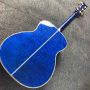 Custom OM Body Acoustic Guitar Life Tree Inlay Abalone Binding