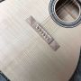 Custom OM Body 40 Inch Solid Wood Black Binding Ebony Fingerbord Electric Acoustic Guitar