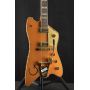 Custom BillyBo Jupiter Orange Eddie Cochran Thunder Cow Cactus Inlay Bigs Tremolo Bridge with Gold Hardware Electric Guitar 
