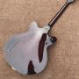 Custom Grand Double Convex Surface Electric Guitar Big Tremolo Rosewood  Fingerboard in Wine Red