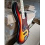 Custom 4 Strings Maple Fretboard Electric Bass in Tobacco Sunburst Accept OEM
