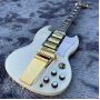 Custom 63 white Les Paul Custom SG body style Electric Guitar