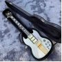 Custom 63 white Les Paul Custom SG body style Electric Guitar