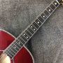 Custom J200 Flamed Maple Back Side Abalone Binding 550A Electronic Acoustic Guitar in Sunburst