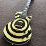 Custom Grand LP Style Electric Guitar with Golden Hardware EMG Pickups Zakk Type Mahogany Body 