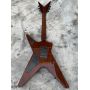 Custom MS Electric Guitar Vintage in Black with Sliver Edge 