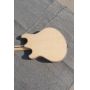 CUSTOM Grand 6 Strings Double F Hole Full Hollow Body Flamed Tiger Maple Veneer Jazz Guitar 