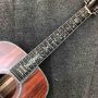 Custom 12 Strings D45K Deluxe Solid Koa Wood Abalone Inlay Acoustic Guitar with Matti Finishing