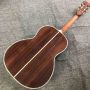 Custom OOO45 Solid Spruce Top Acoustic Guitar in Red