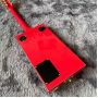 Custom Grand G6138 Bo Diddley Electric Guitar Ebony Fingerboard Firebird Red Color 