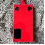 Custom Grand G6138 Bo Diddley Electric Guitar Ebony Fingerboard Firebird Red Color 