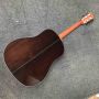 Custom Grand J45AA Solid Wood Acoustic Guitar White Binding in Natural Color 