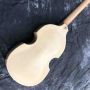 Custom 4 Strings Electric Bass Guitar Natural Wood Color 
