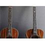 Custom Real Abalone 40 Inch KOA Wood Ebony Fingerboard Acoustic Guitar