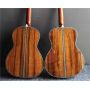 Custom Real Abalone 40 Inch KOA Wood Ebony Fingerboard Acoustic Guitar