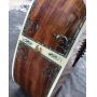 Custom 41 Inch Ebony Fingerboard Solid Koa Wood CUTAWAY Acoustic Guitar