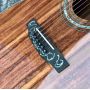 Custom 41 Inch Ebony Fingerboard Solid Koa Wood CUTAWAY Acoustic Guitar
