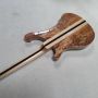 Custom 4 Strings Maple Electric Guitar Tuning Fork Neck ST Primary Color Wood Factory Customization