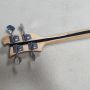 Custom 4 Strings Maple Electric Guitar Tuning Fork Neck ST Primary Color Wood Factory Customization