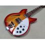 Custom 360/12 Strings Maple Electric Guitar in Sunset Yellow Color