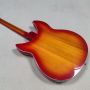 Custom 360/12 Strings Maple Electric Guitar in Sunset Yellow Color