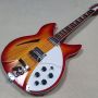 Custom 360/12 Strings Maple Electric Guitar in Sunset Yellow Color