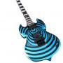 Custom Special-Shaped Wylde Audio Electric Guitar with Blue Stripe