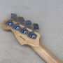 Custom 4 Strings Jazz Bass Electric Guitar with Pickup P90 in Green Light Vibrato Bridge 