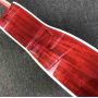 Custom Solid Top Jumbo Body Acoustic Guitar Glossy Guilds Acoustic Electric Guitar in Red Color