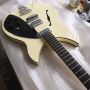 Custom Grand Rosewood Fingerboard 330 Ricken Style Electric Guitar in White Color