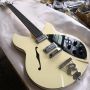 Custom Grand Rosewood Fingerboard 330 Ricken Style Electric Guitar in White Color