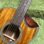 Custom 12 Strings Cutaway Solid KOA Top Acoustic Guitar