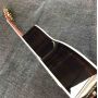 Custom OM Abalone Binding Round Body Classic Acoustic Guitar Solid Top