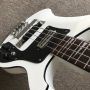 Custom Rick 4 Stings Electric Guitar Bass in White Color Accept Bass OEM