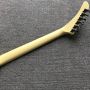 Custom Irregular Body Shape Electric Guitar in Yellow Painting Accept OEM
