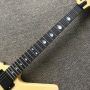 Custom Irregular Body Shape Electric Guitar in Yellow Painting Accept OEM